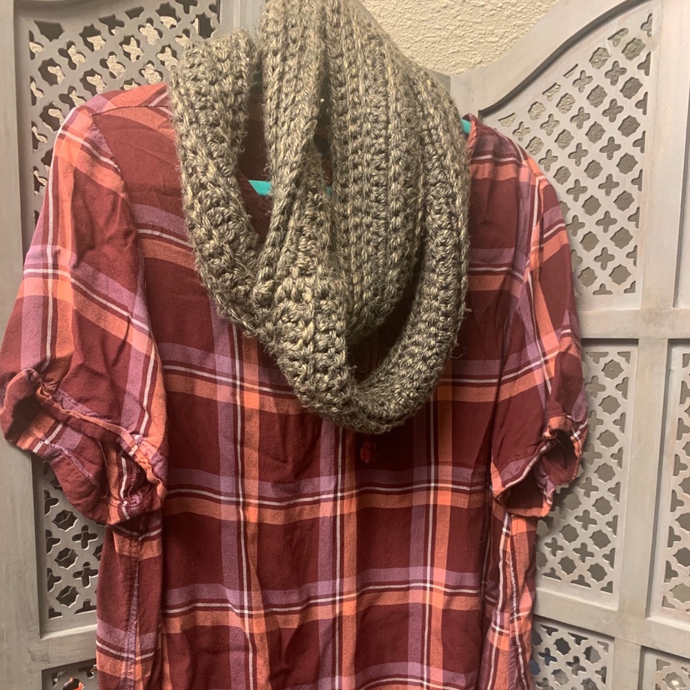 Angels Forever Young 1x plaid shirt